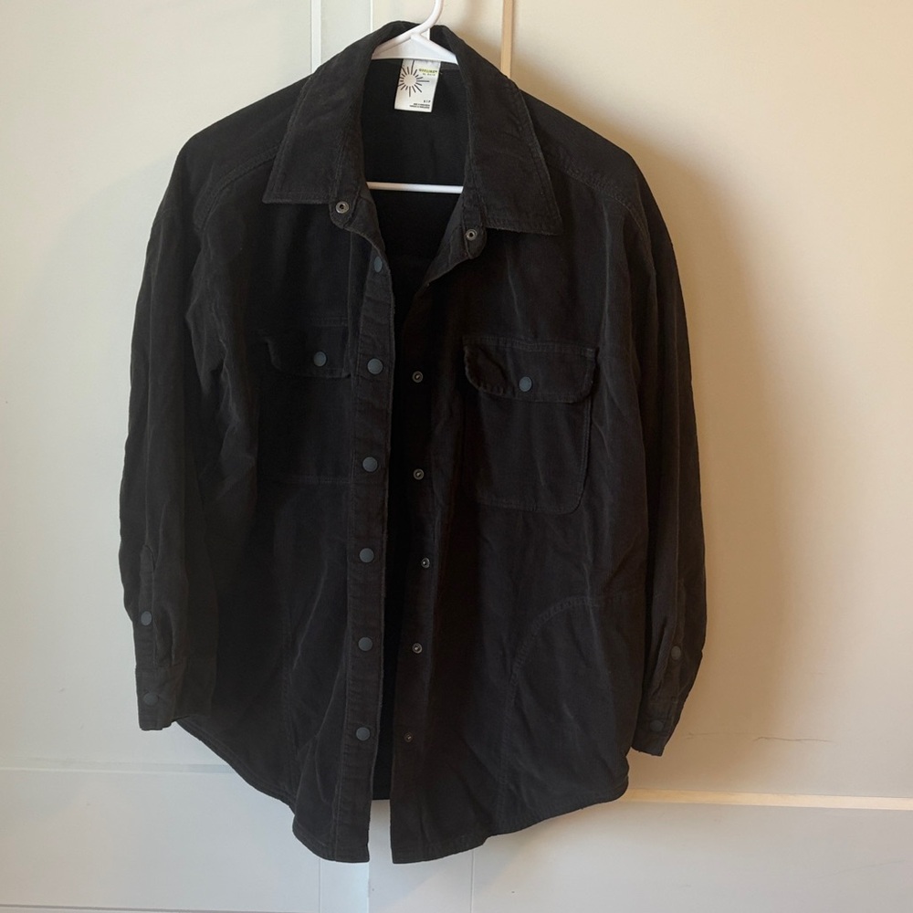 Aerie Black Pea Coat